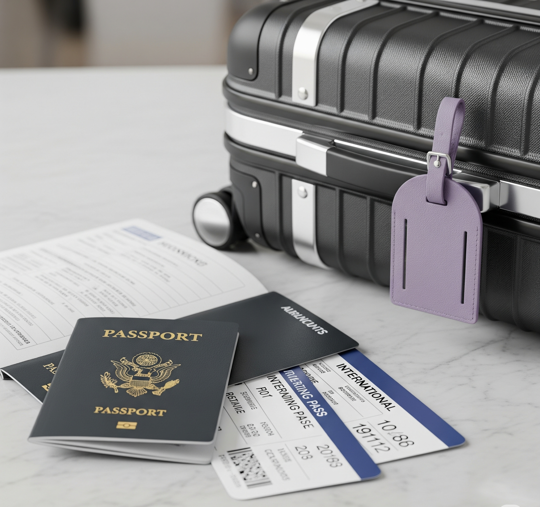 Person with a backpack looking at mountains